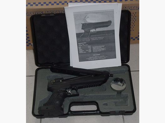 Vorkompressions-Luftpistole Zoraki HP 01 mit Rechtsgriff Kaliber 4,5 mm mit Schalldämpferadapter