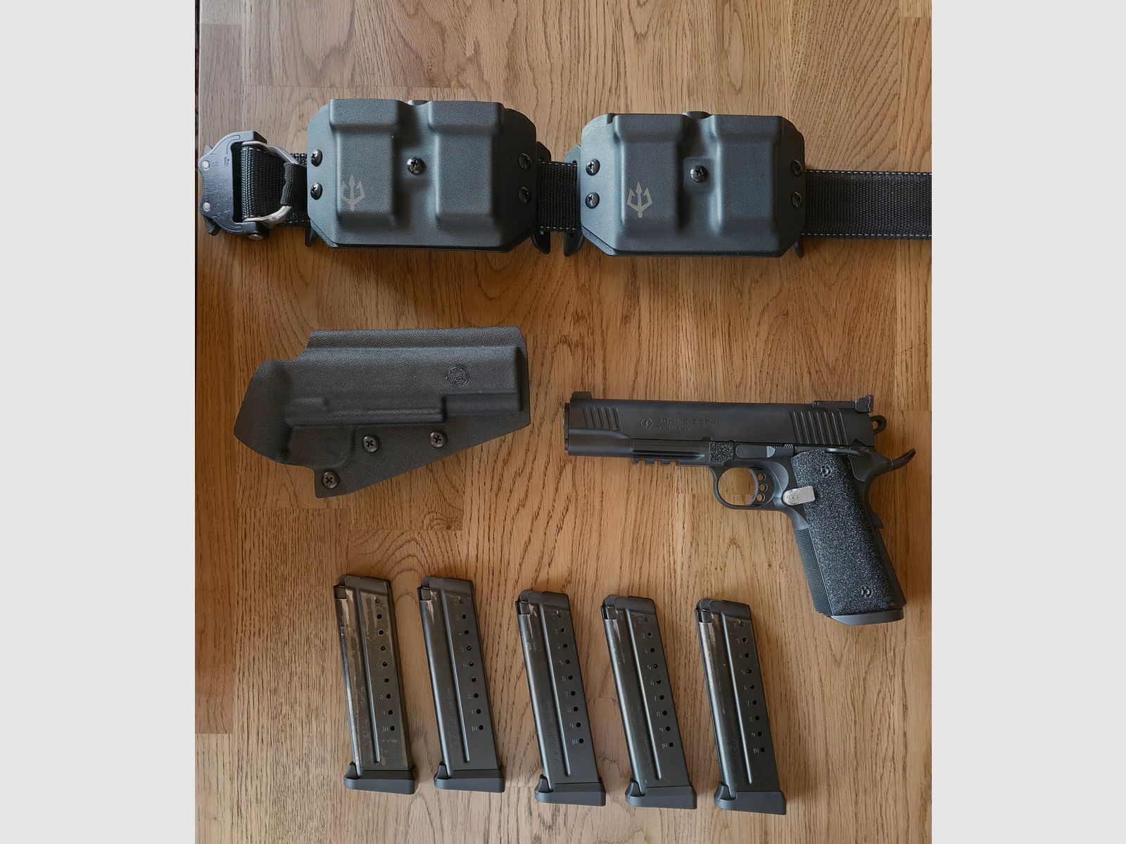 Schmeisser 1911 Hugo 5" 9mm – Paquete completo: BDMP y listo para caza – Estado excelente, imagen 2 de 6