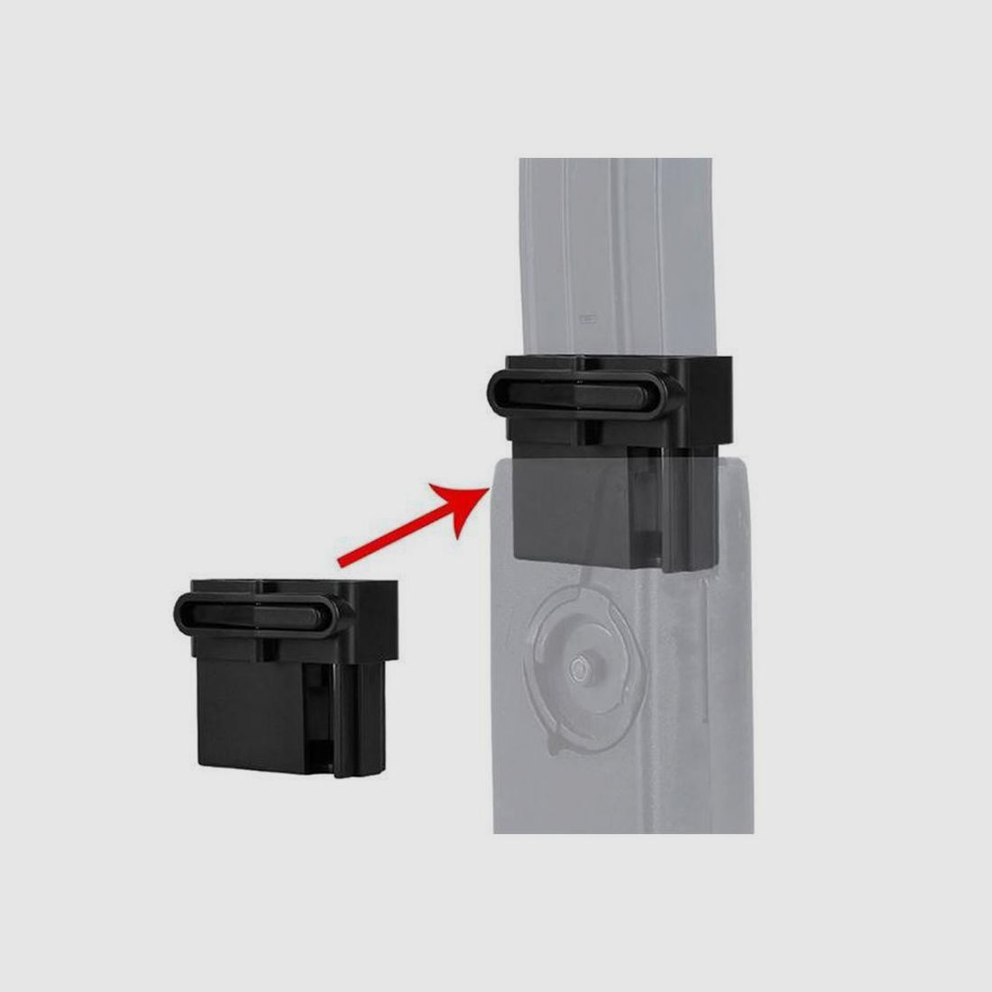 Adapter Magazin M4 Mid-Cap Bo Manufacture - Kompatibel mit Speedloader Cyclone - Schnelles und Zuverlässiges Laden, Bild 1 von 2