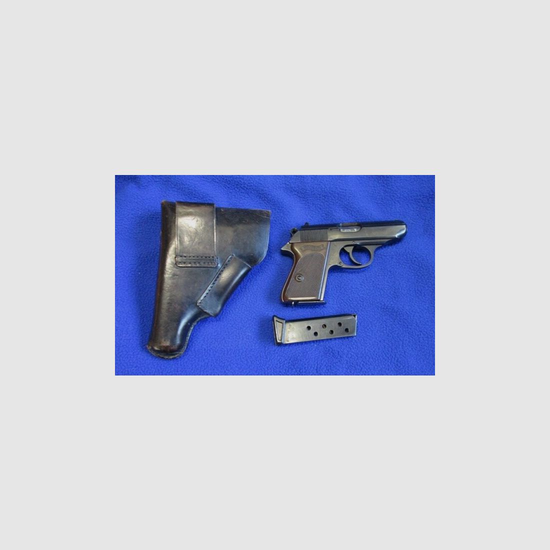 Pistole Walther PPK Ulm 7,62mm Browning mit Tasche und Res.-Mag. PPK, Bild 2 von 2