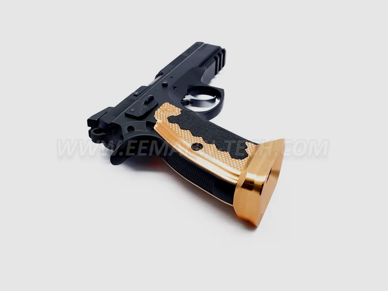BLEIDRAGUN's SHADOW 1 GOLD - CZ 75 SP-01 Shadow 9mm Luger Set with Holster