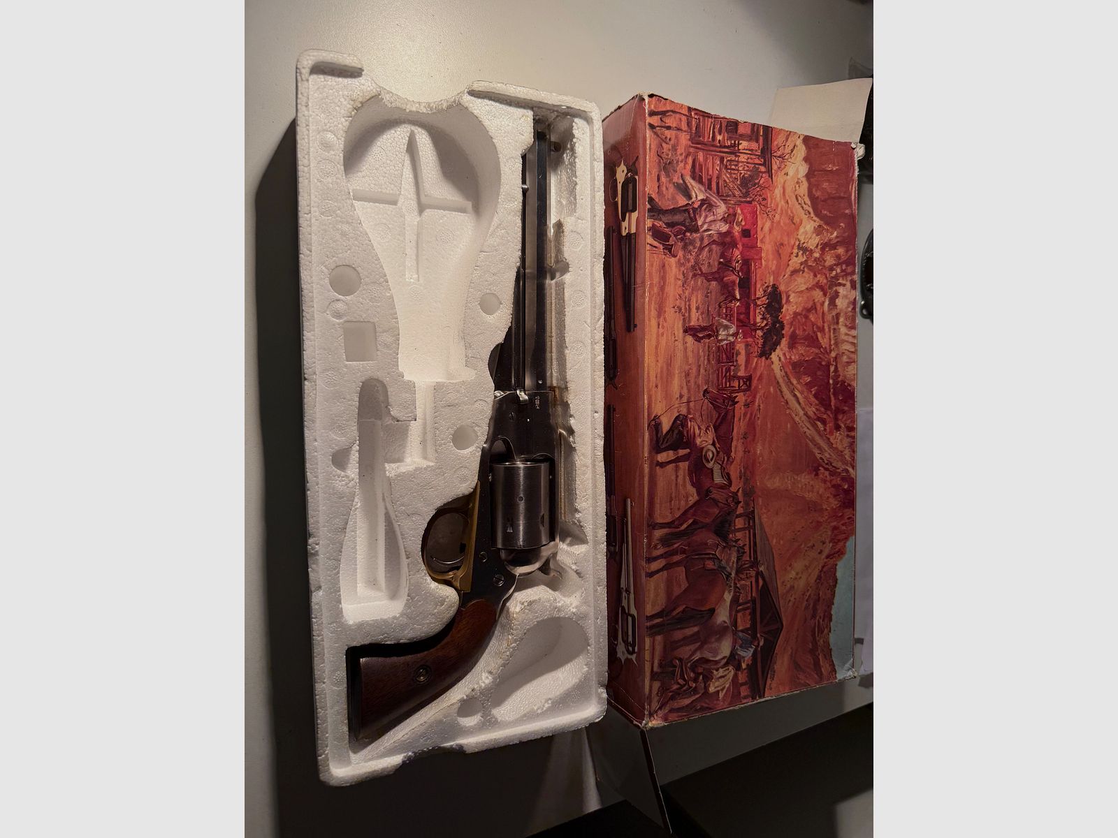 Western Remington New Army 9mm Knall Edelstahl