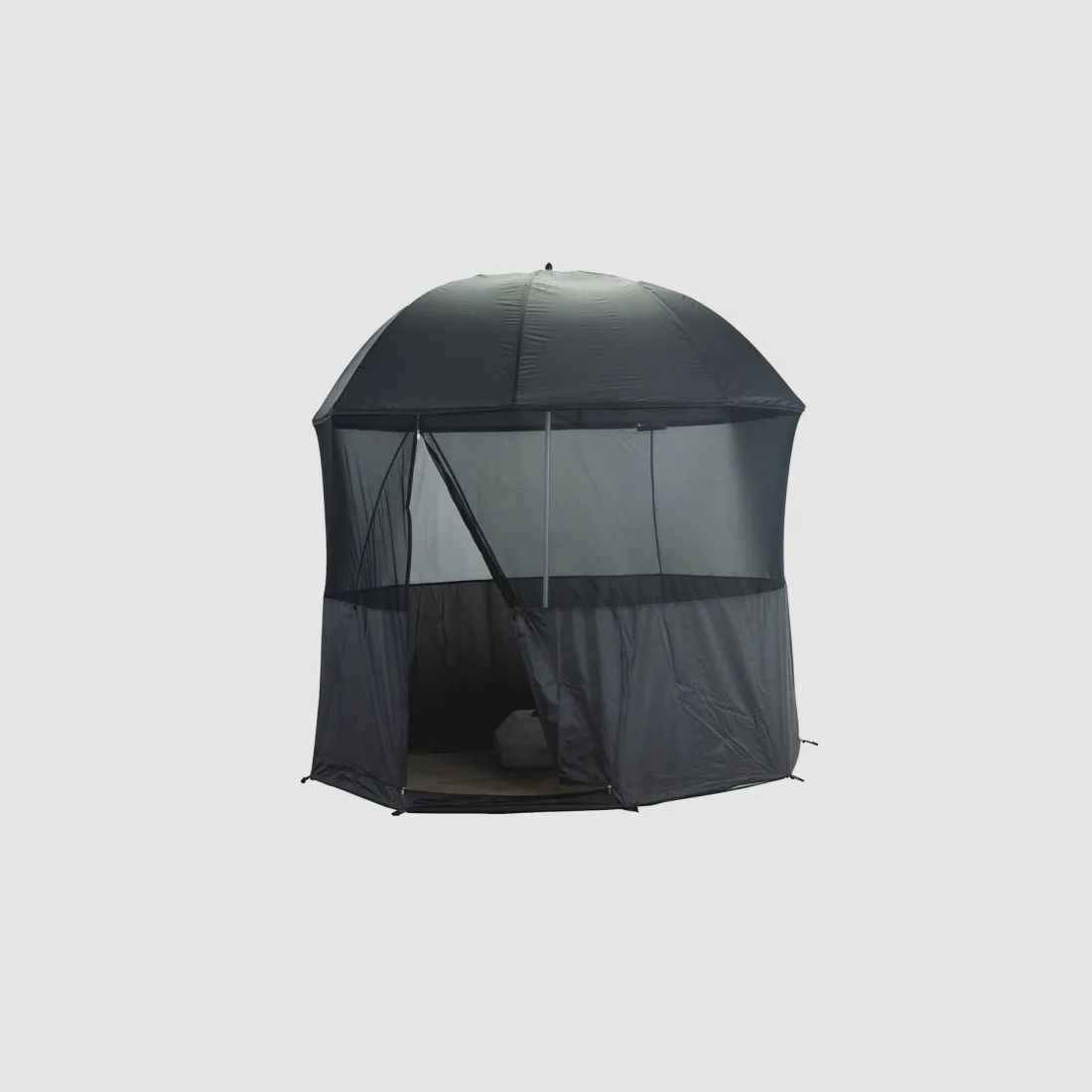 Behr umbrella tent - 2.5m diameter - 360° mosquito net - dark green