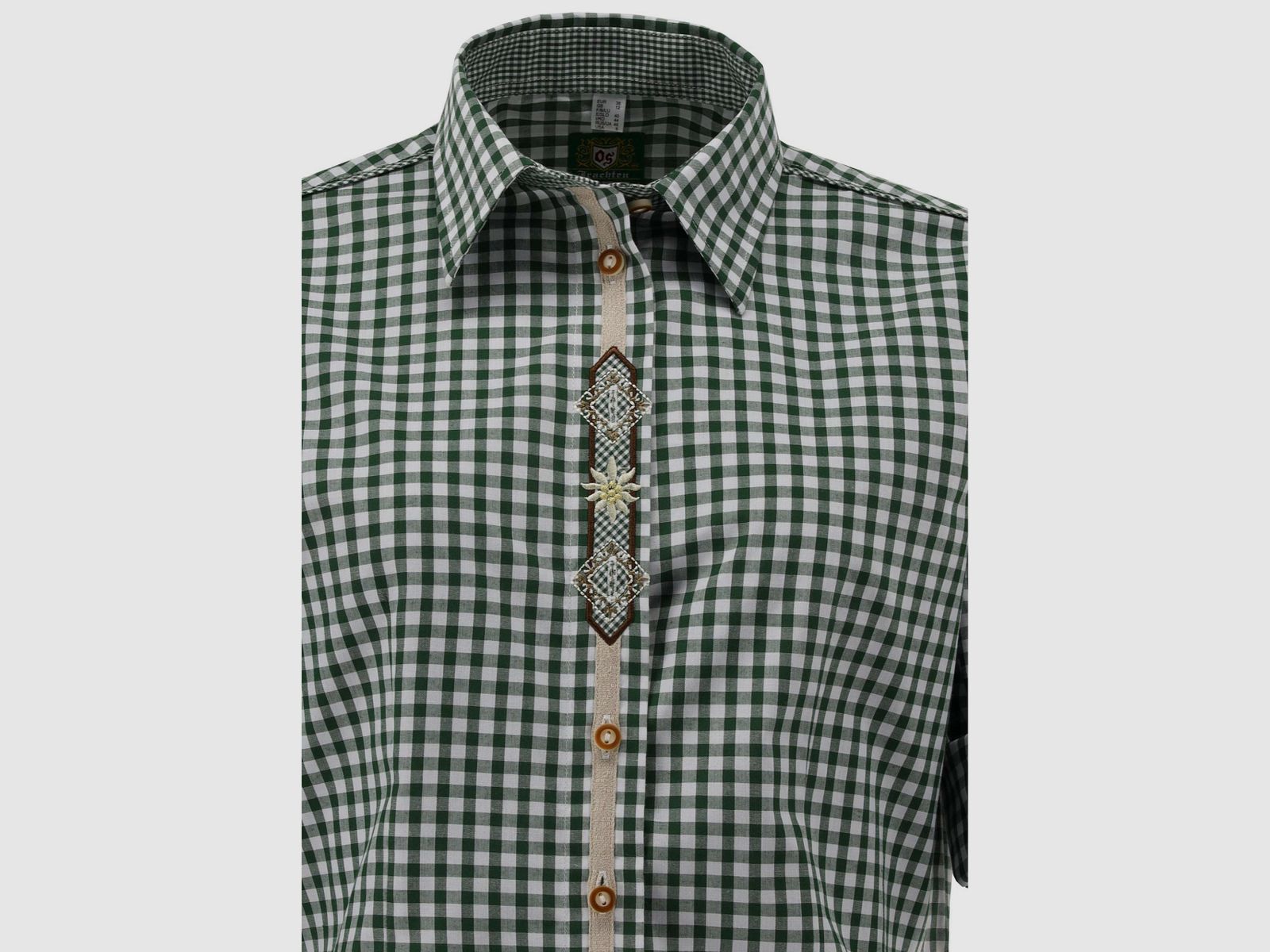 OS TRACHTEN WOMEN'S SHIRT EDELWEISS GREEN, image 1 of 3