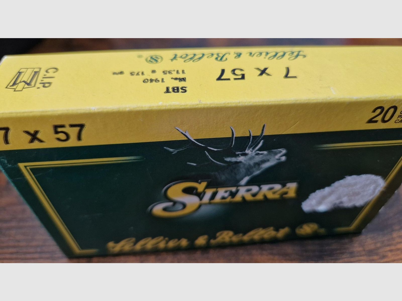 S&B cartridges 7x57 SBT Game King new and in original packaging, afbeelding 1 van 2