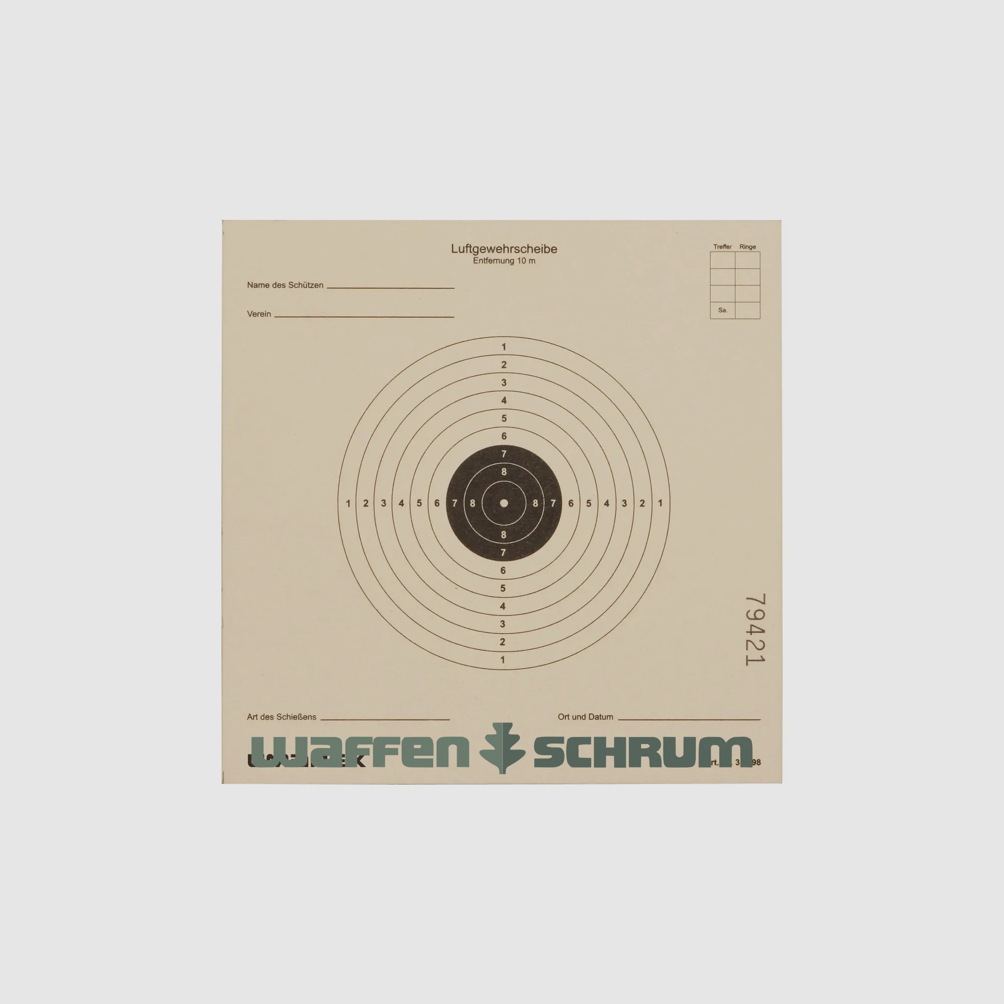 Umarex tarcza 10 sztuk lusterko format: 14x14cm A250st