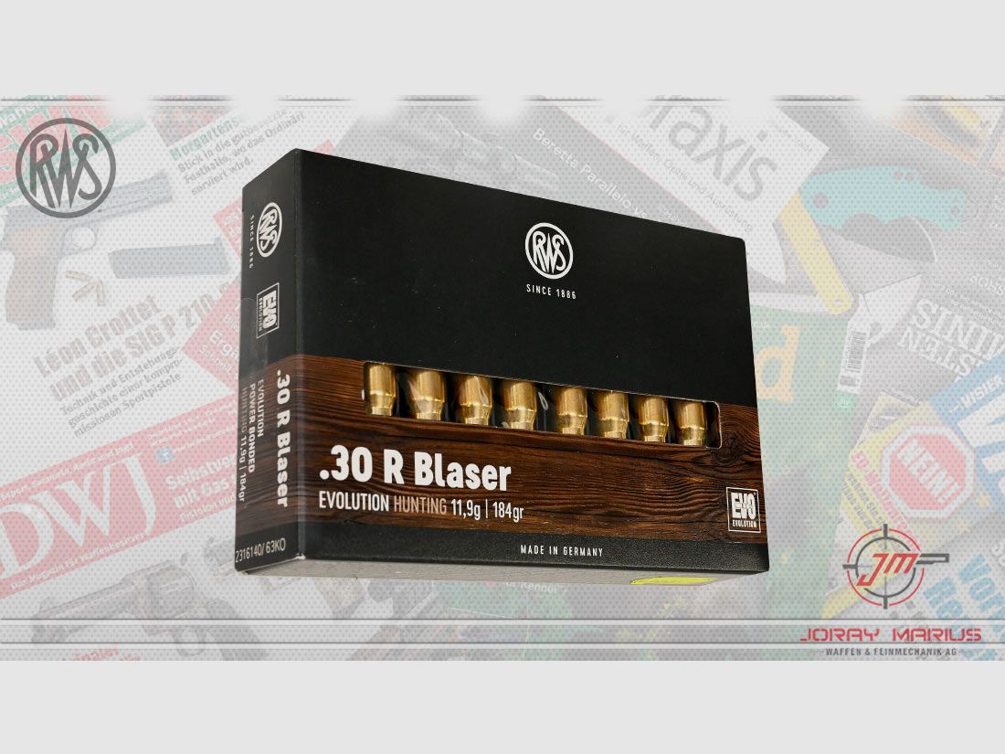 .30R Blaser RWS 11.9g 184gr Evolution