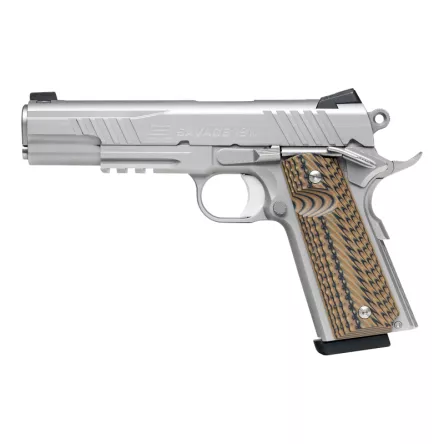 Pistolet SAVAGE 1911 GOVT STYLE STAINLESS WITH RAIL cal. .45 ACP, image 2 sur 13