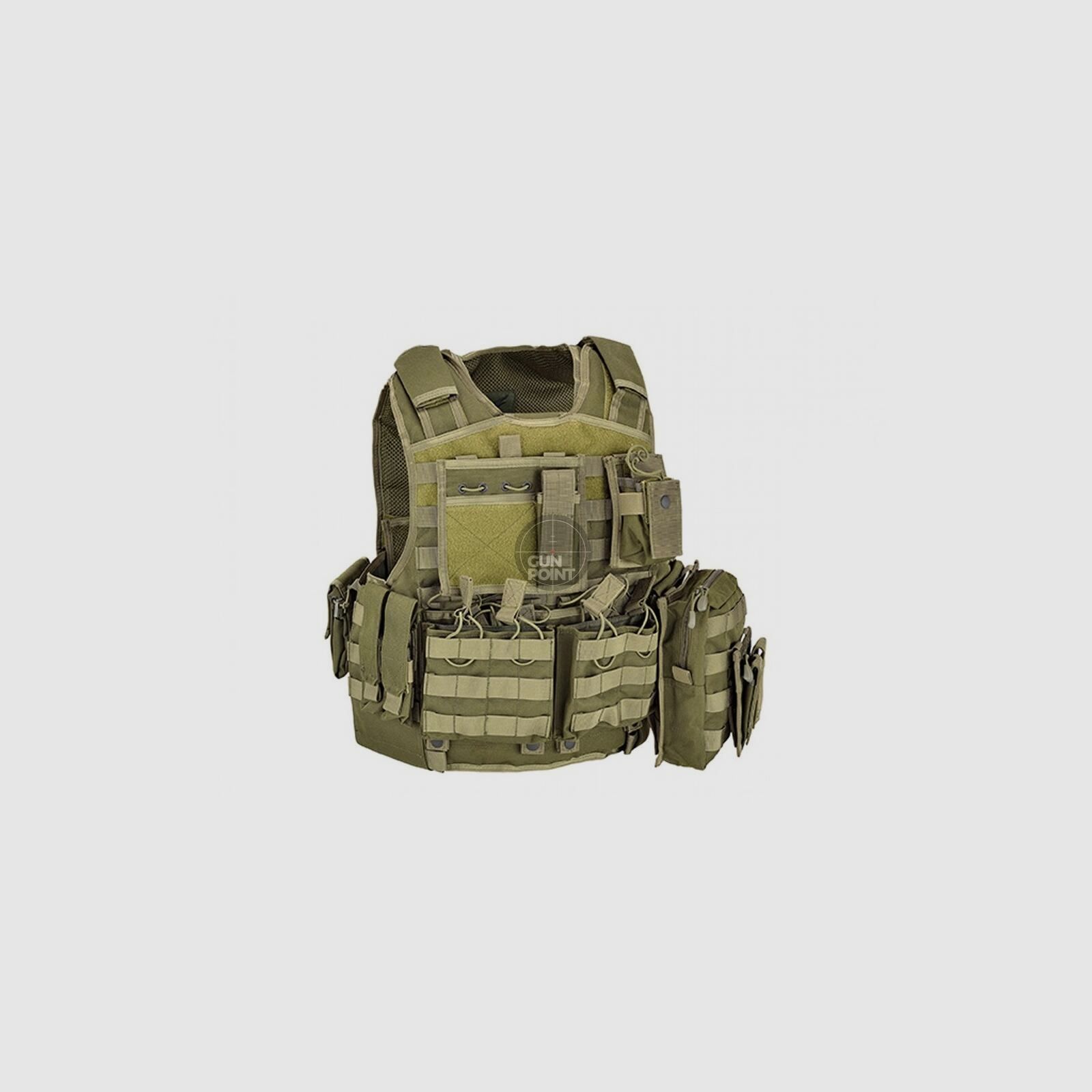 Defcon 5 Body Armor Carrier Set Plattentrger OD Green
