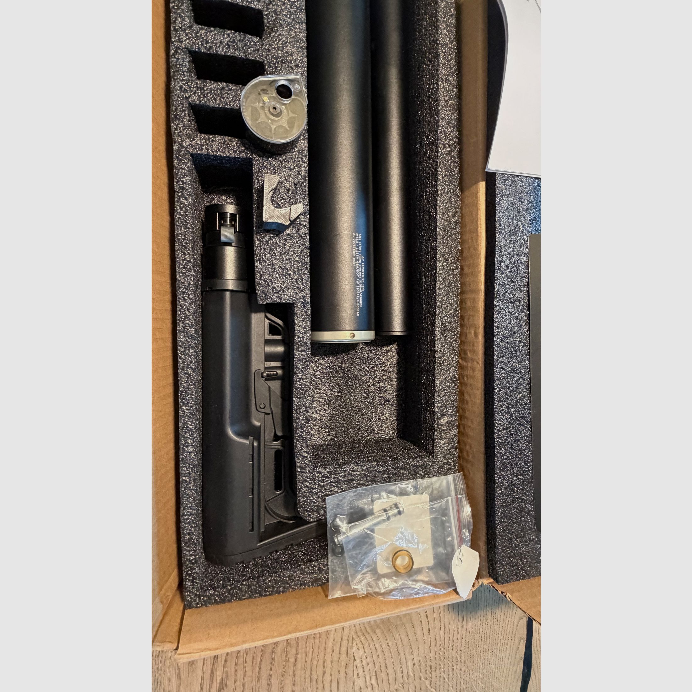 AEA HP Max MK1 F-Version 9 mm/.35 avec 540 H&N Grizzly Slugs et accessoires