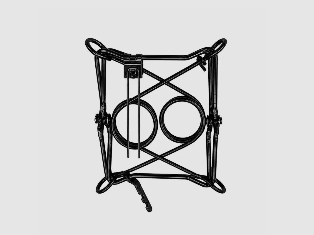 Doppel-Federfalle aus verzinktem Stahl 25 × 25 cm PHE, Bild 2 von 5