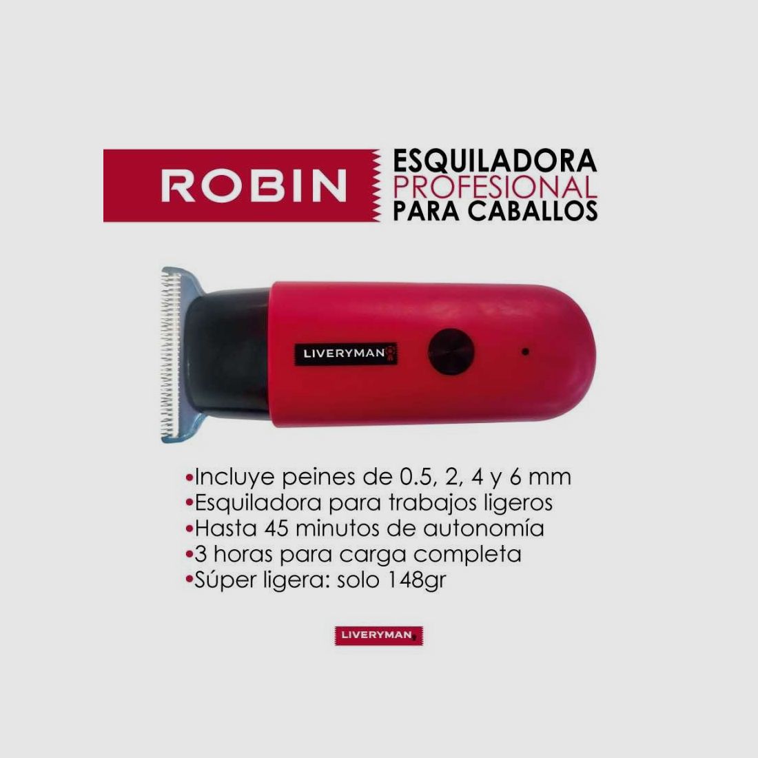 ESQUILADORA DE RETOQUES ROBIN LIVERYMAN, imagen 3 de 4