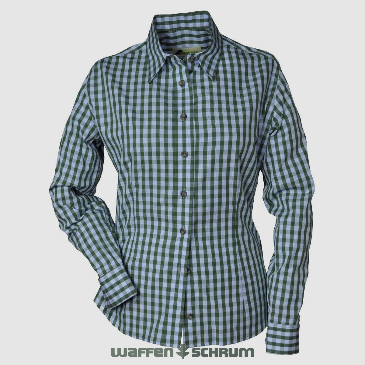 Skogen Damen Bluse karo blau/grün