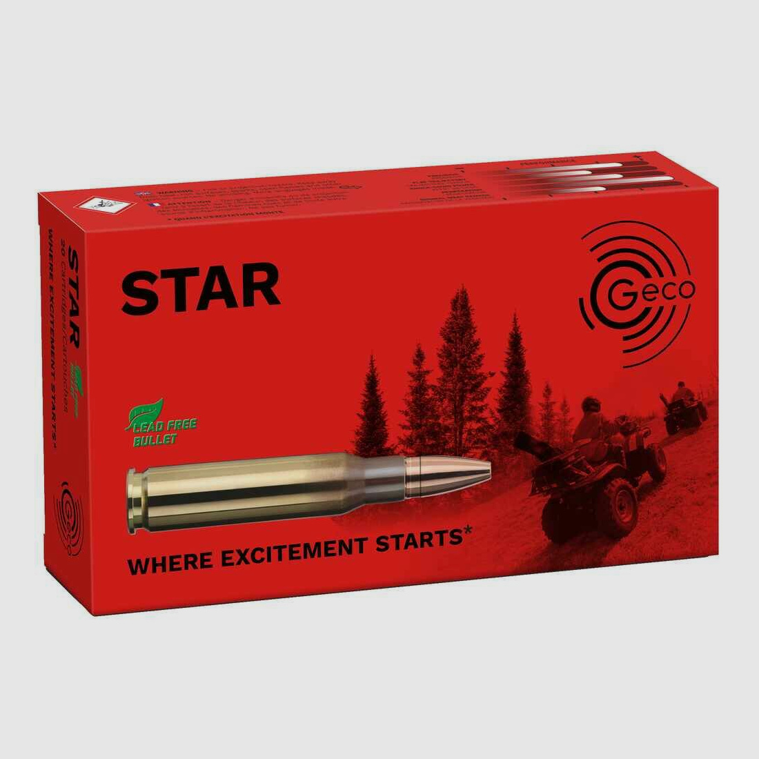 Geco Star 165grs - 20pcs