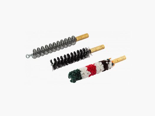 Set de trois brosses spirales pour armes à canon lisse