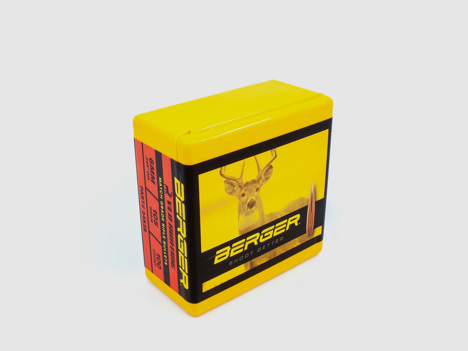 Proiettile Berger 6mm/.243 VLD Hunting 105GR 100 Pezzi