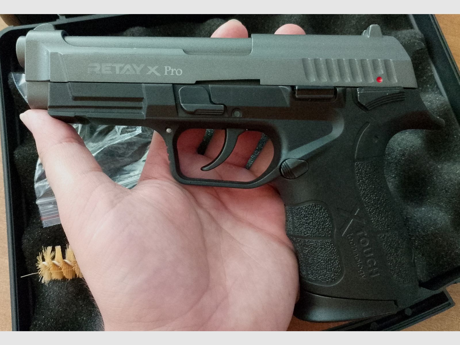 Retay X Pro Bicolor-Finish  im Kal. 9 mm P.A.K. mit Verpackung!