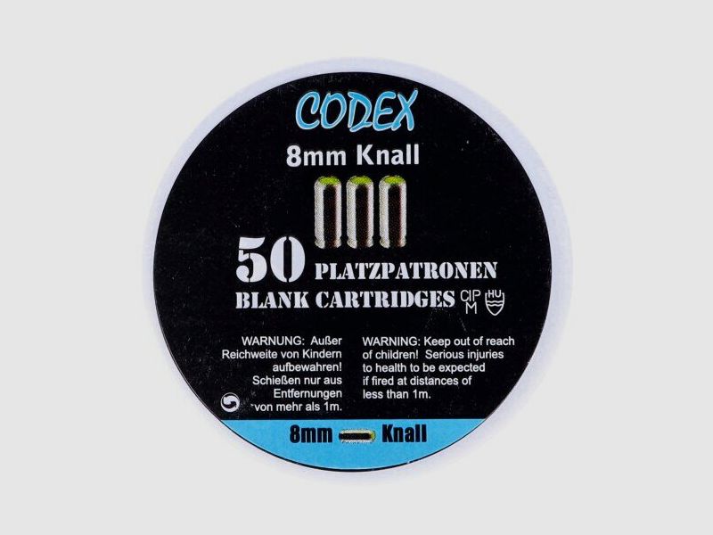 CODEX cartucce a salve 8mm PA