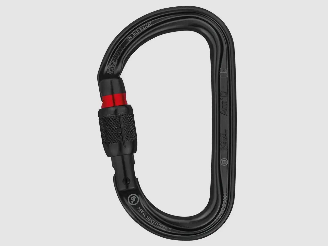 Petzl Petzl Karabiner AmD Screw Lock schwarz