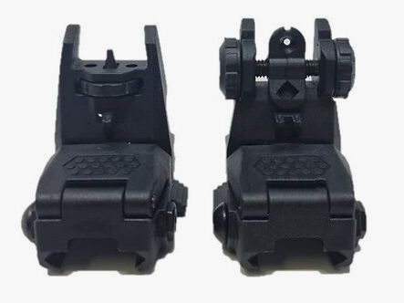 GWMH SPC - Klappvisierung / SPC - FLIP UP SIGHT Visierung für Picatinny Schiene FRONT & REAR SIGHT