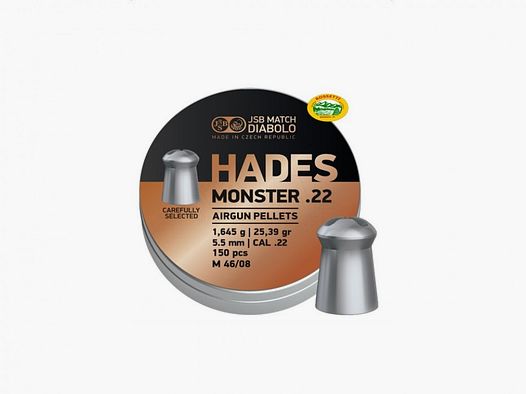 JSB pellets HADES MONSTER cal. 5.5 mm - gr. 1.645
