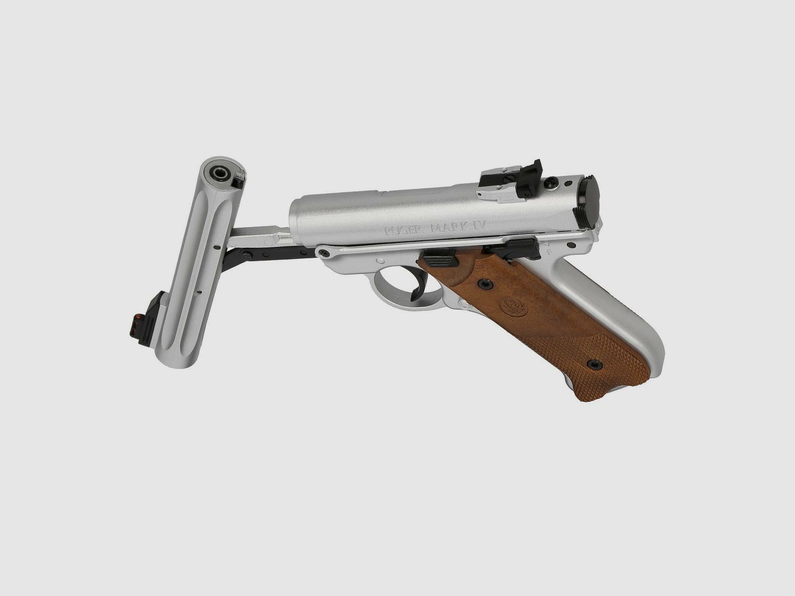 SET Luftpistole Ruger Mark IV Stainless - 4,5 mm Diabolo (P18)