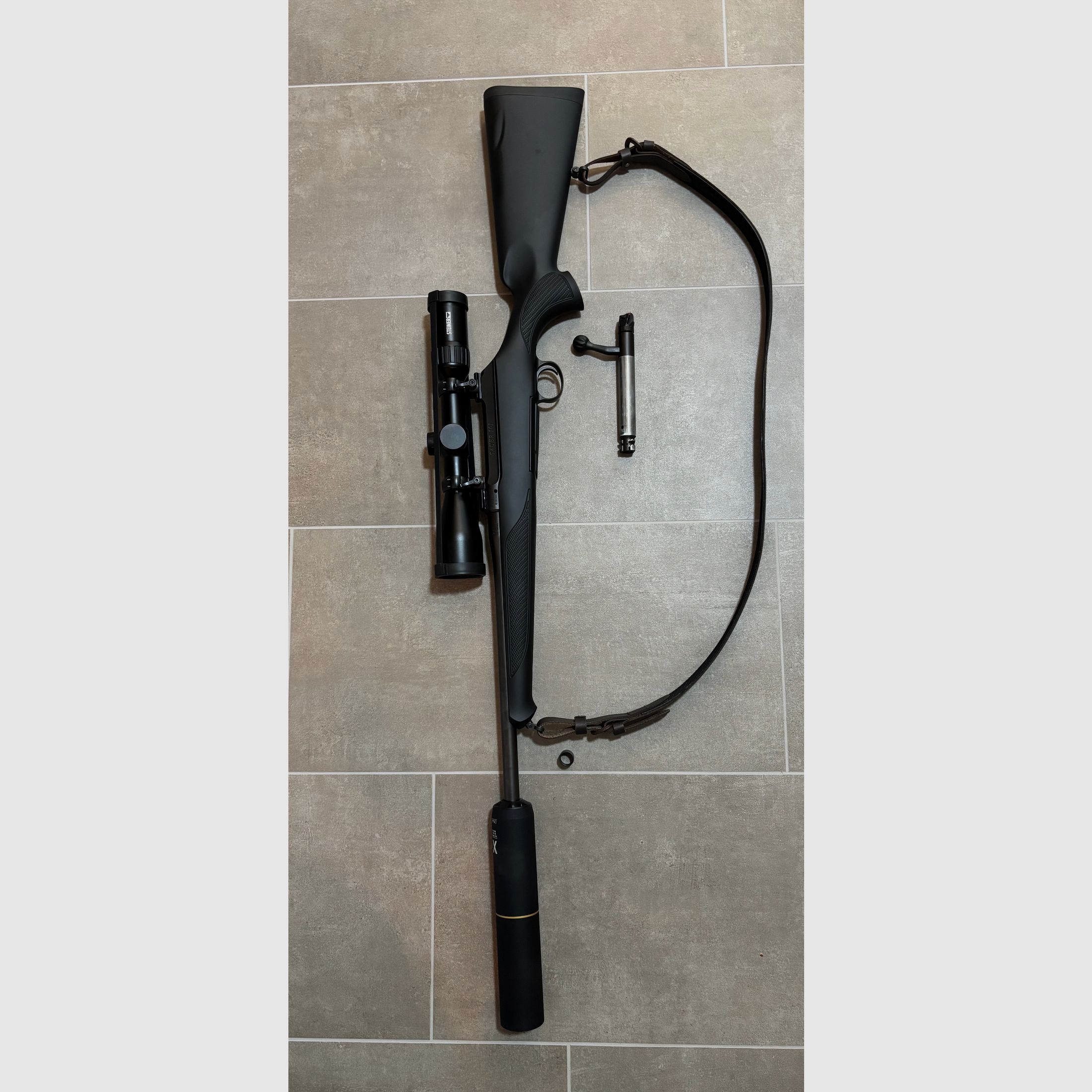 Paquete completo de caza | Sauer 101 XT + Steiner Ranger 4 + Stalon X | HIKMICRO LH25 2.0 | PARD NV007A | Caja fuerte