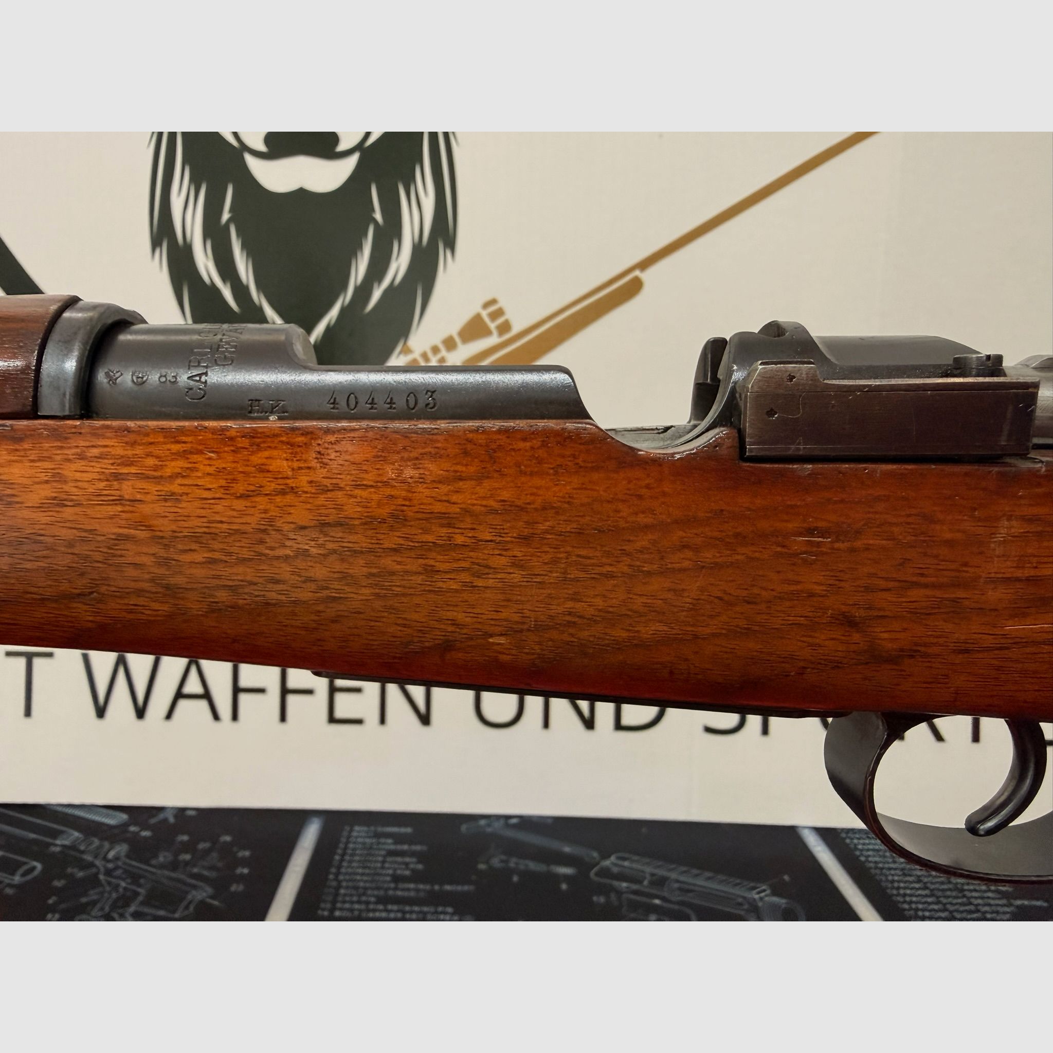 Mauser svedese m/96 Carl Gustafs 1917 – cal. 6,5x55 SE – numeri corrispondenti con mirino micrometrico Västerås, immagine 5 di 17