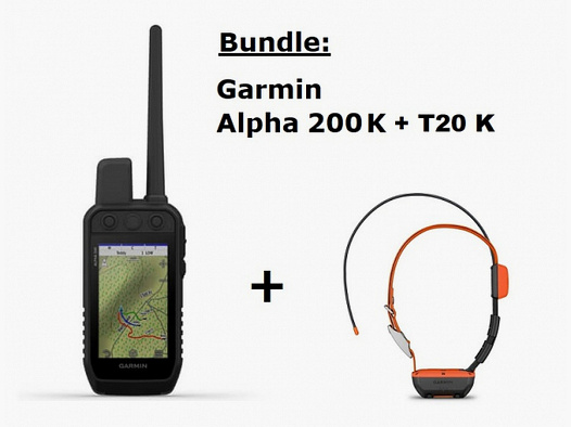 Garmin Alpha 200 K + Alpha T20 K GPS - Ensemble de localisation pour chiens!