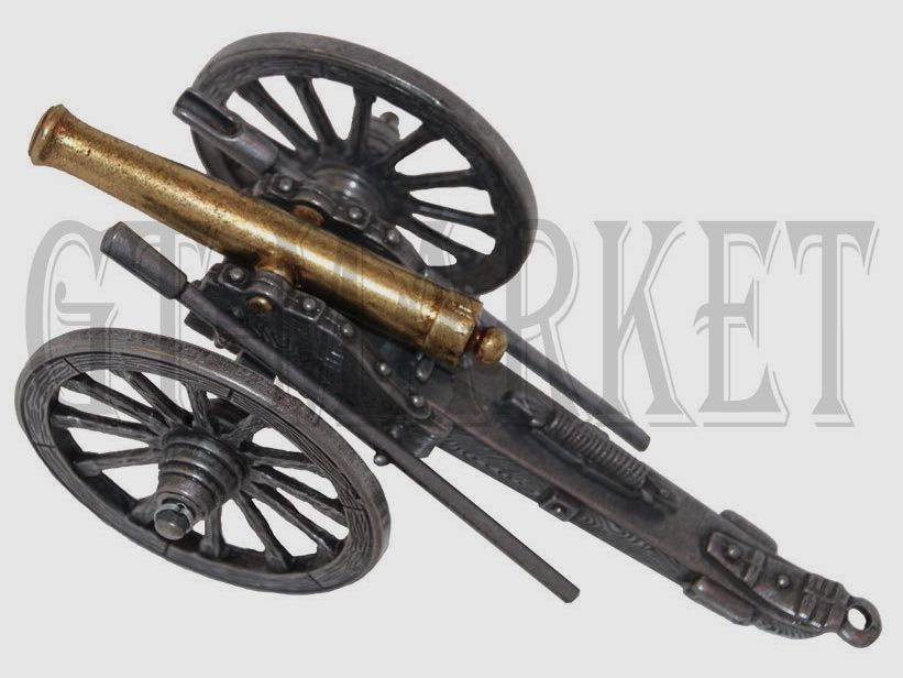 Cannon da guerra civile miniatura modello decorativo