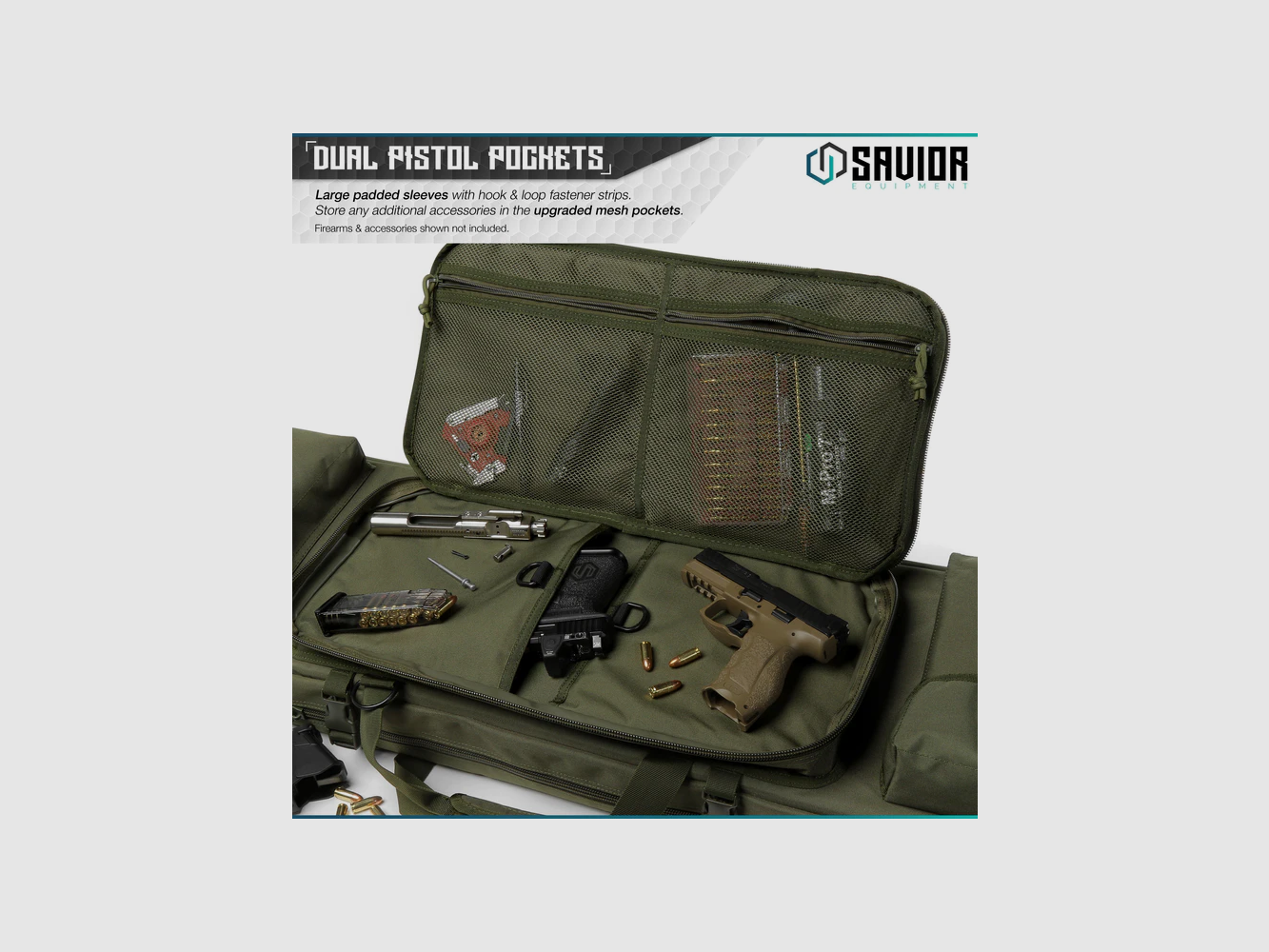 SAVIOR URBAN WARFARE DOUBLE 46″ COLOR GREEN, billede 4 af 5