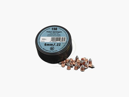 RWS 6mm Flobert Spitzkugel 150 Stk.
