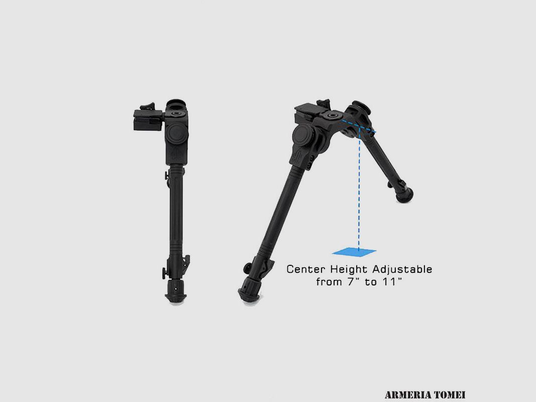 BIPOD – UTG – BIPOD FÜR MONTAGE AUF OBERER PICATINNY-SCHINE, Bild 3 von 3