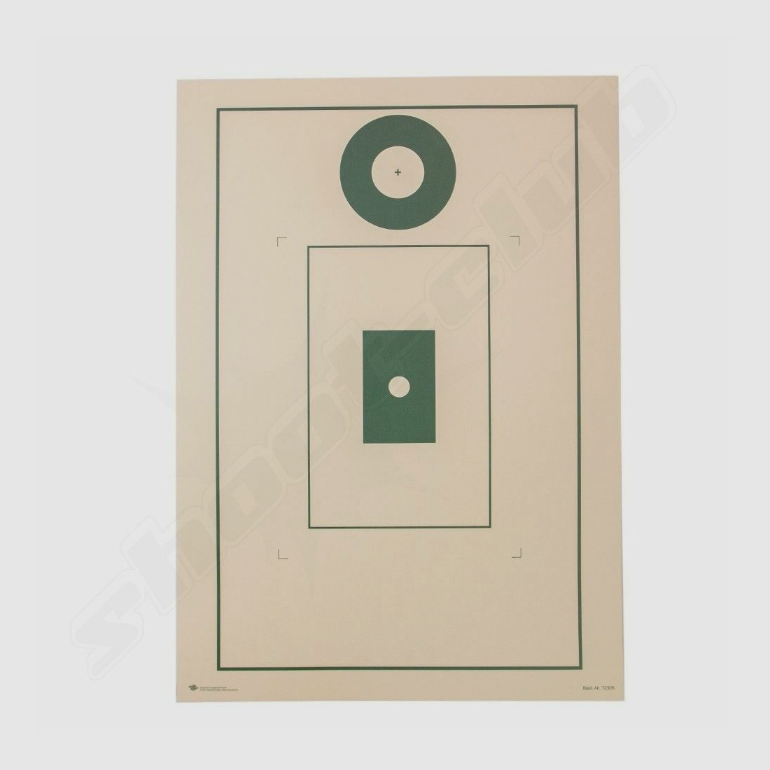 Pinnecke und Engelhardt 25 Zielscheiben Scheibenkarton