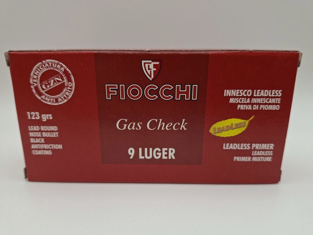 Fiocchi - Italie Classic Line LRN 123grs 9mm Luger