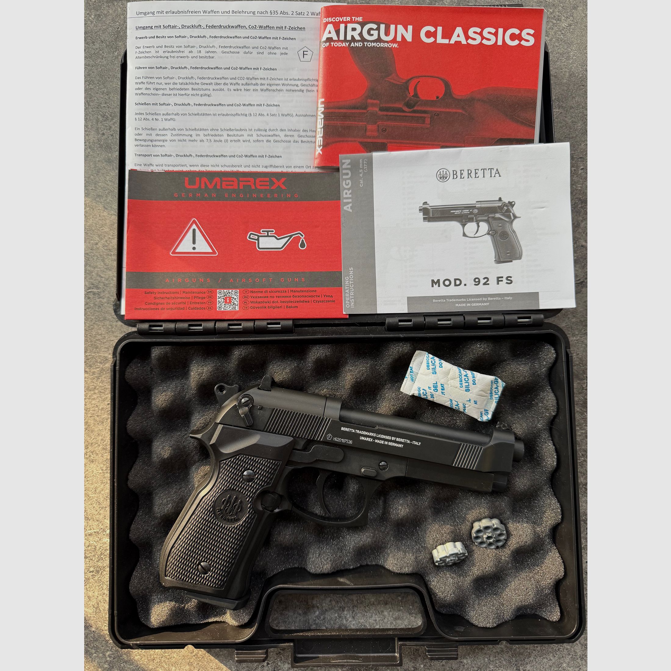 Pistola CO2 Beretta M92 FS Co2 Diabolo Umarex