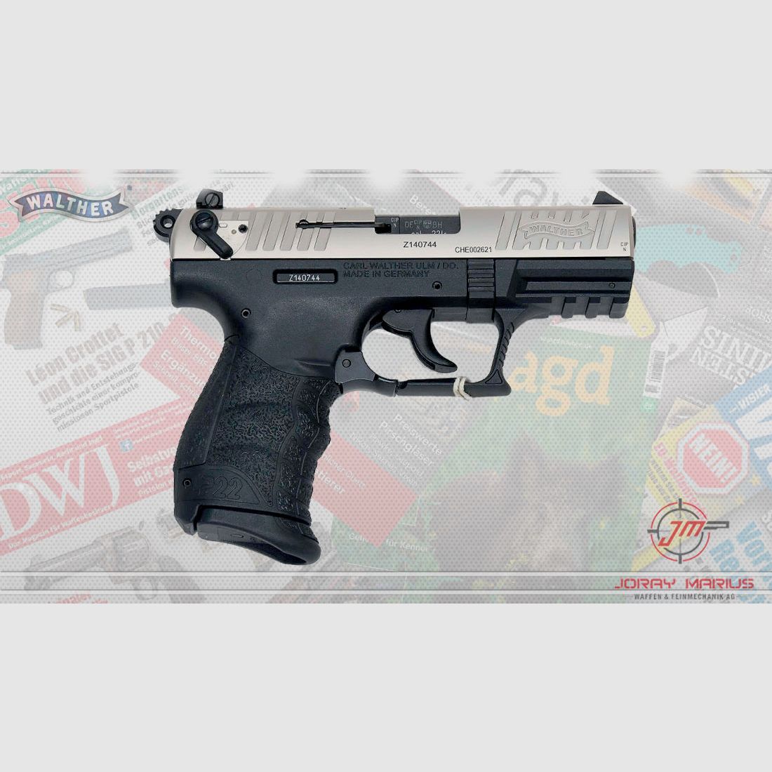 Walther P22Q .22lr Nickel
