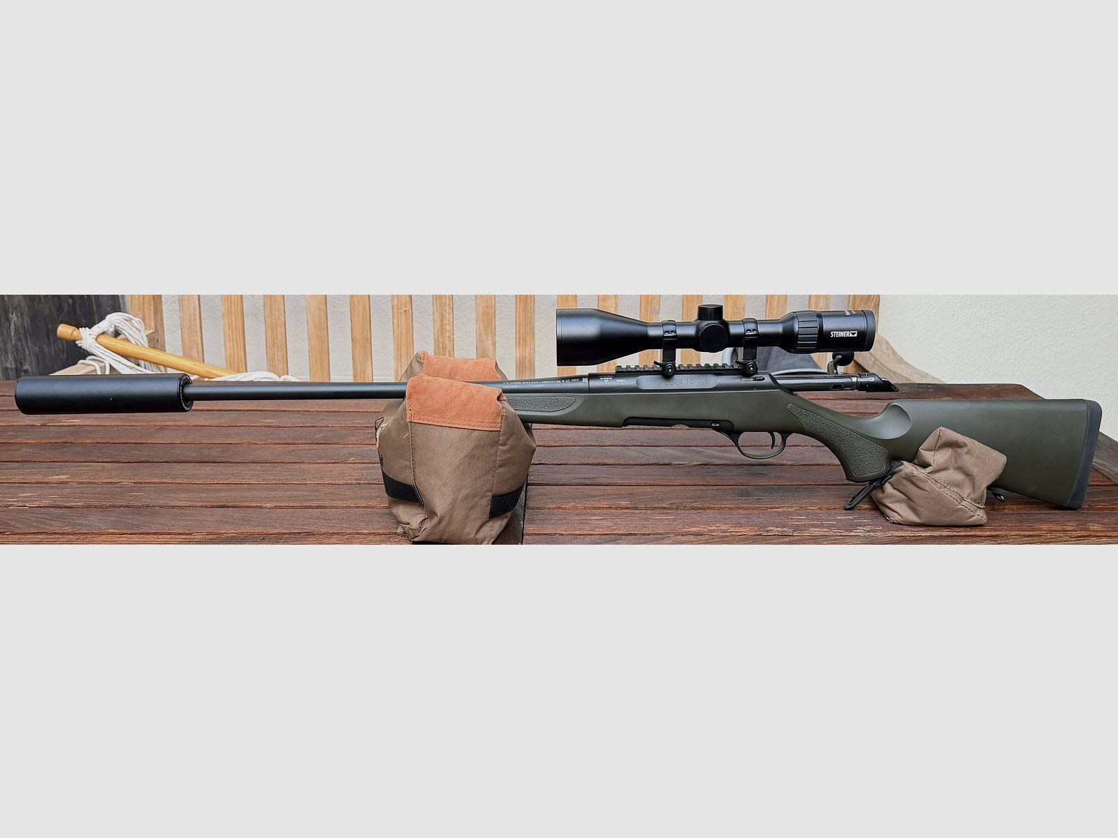 Haenel Jaeger 10 Varmint .30-06 | Steiner Ranger 4 3-12x56 | ERA mount | Jaki Titanium Hunter suppressor