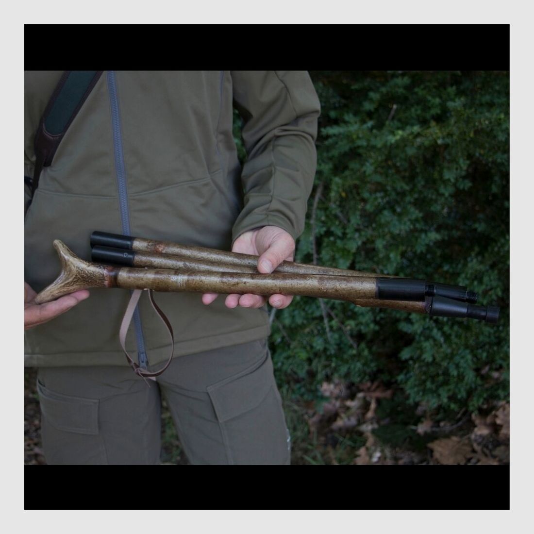 GASTROCK target stick deer horn fork - 3-piece