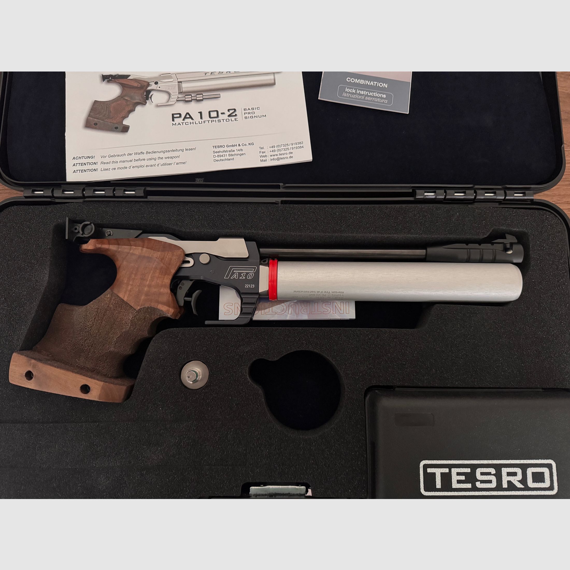 Tesro PA10-2 Basic Match pistola de aire