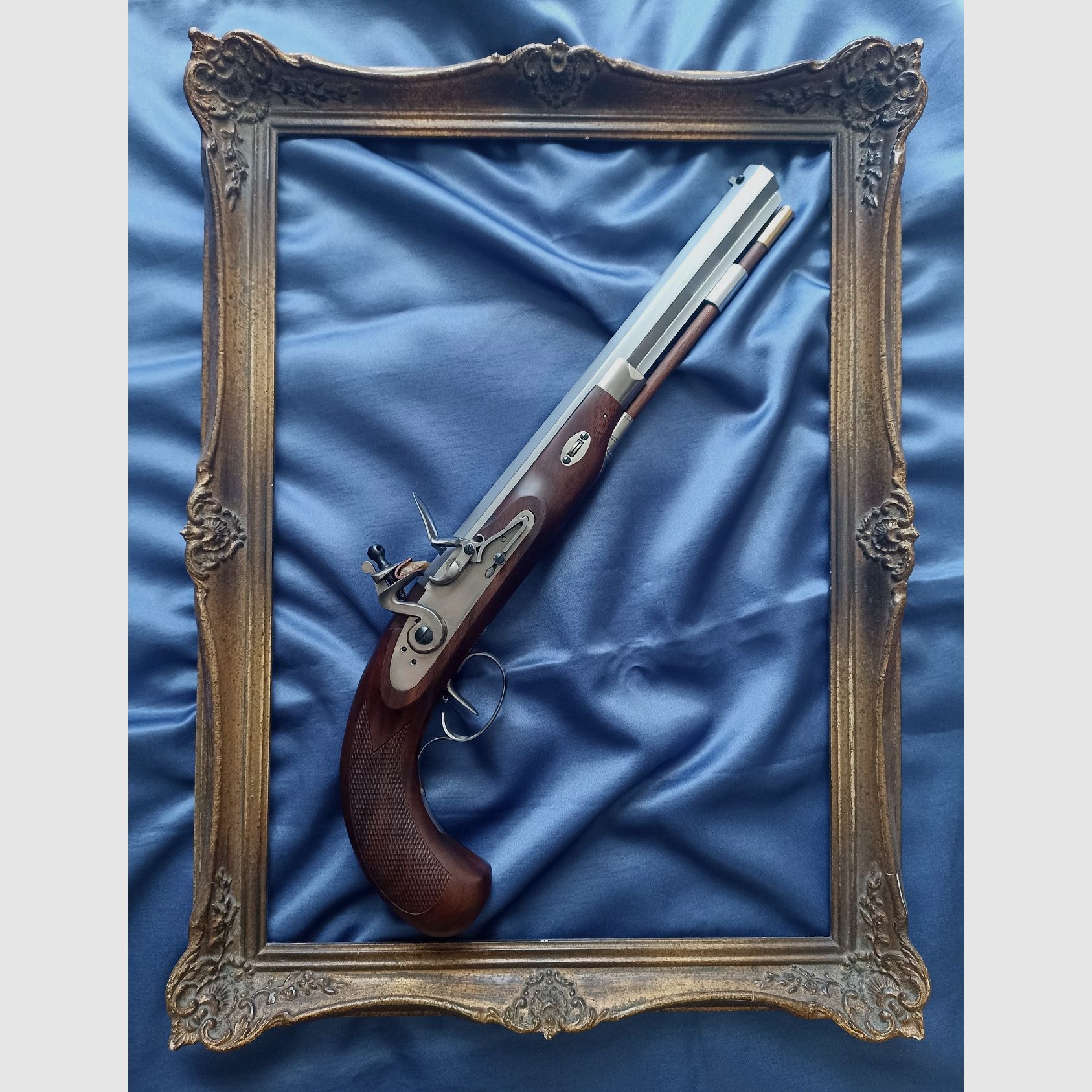 Charles Moore Steinschlosspistole cal .45Pedersoli (with original packaging) muzzleloader black powder
