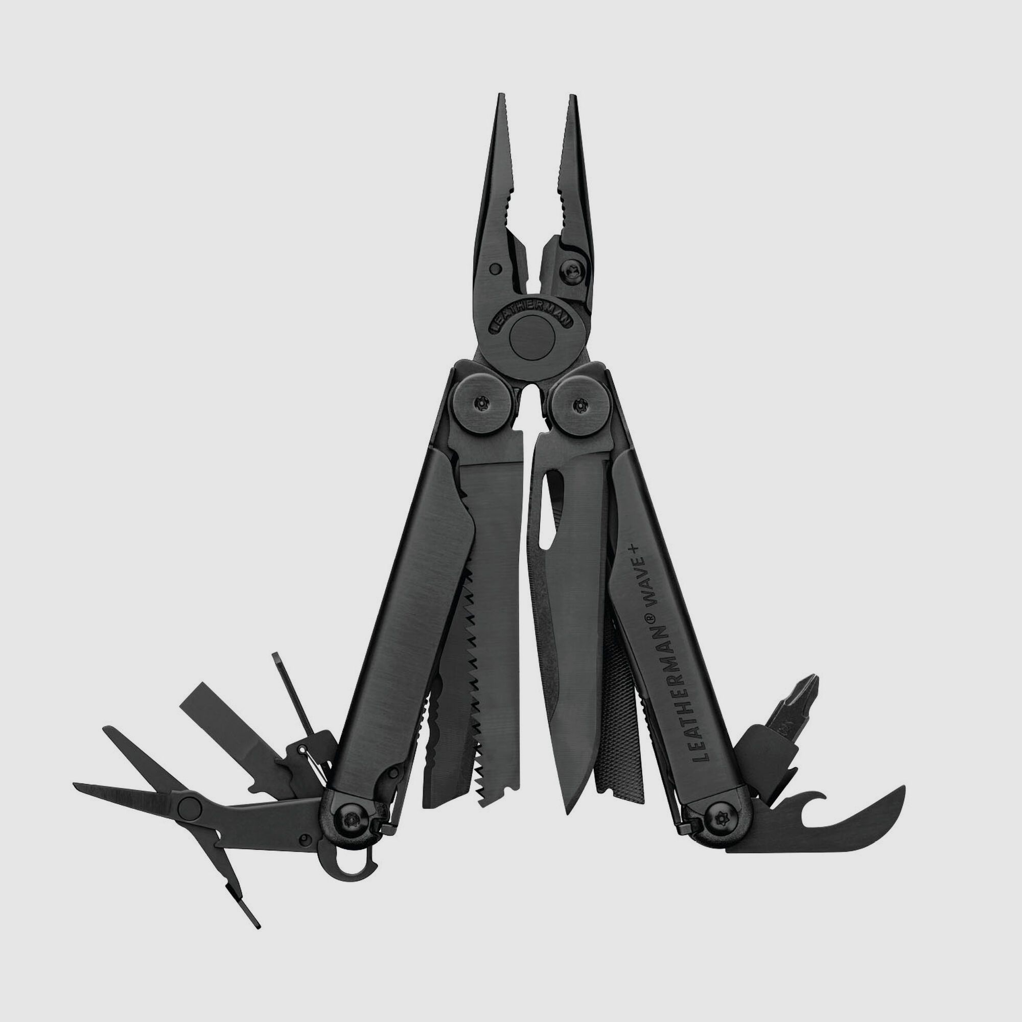 Leatherman WAVE + Black, Molle Holster, Schwarz