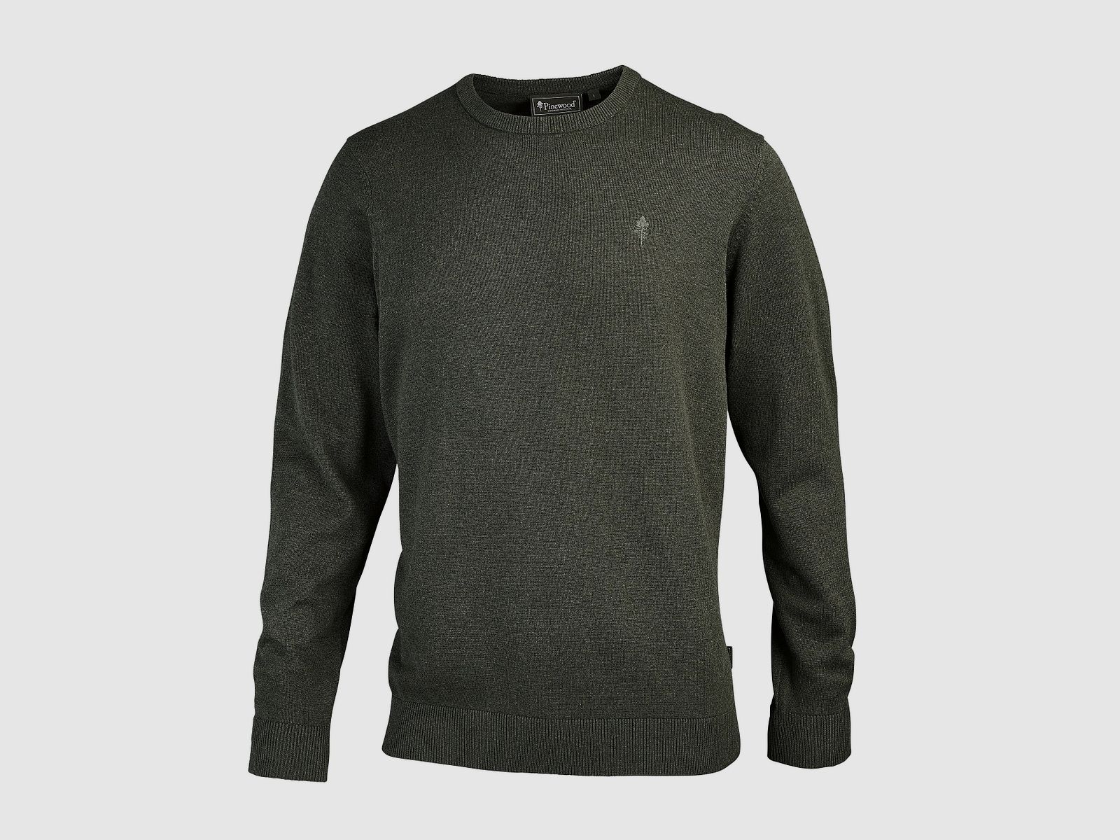 Pinewood Herren-Rundhals-Pullover Värnamo