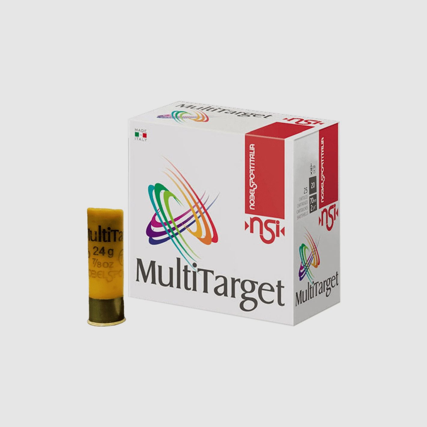 Cartucce Nobel Multitarget cal. 20/70 24 g piombo 7 e ½