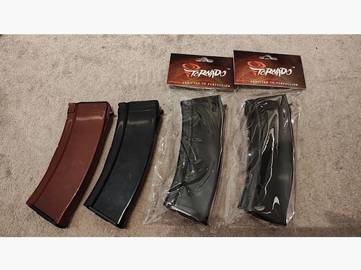 4 x AK74 Low Cap Magazin