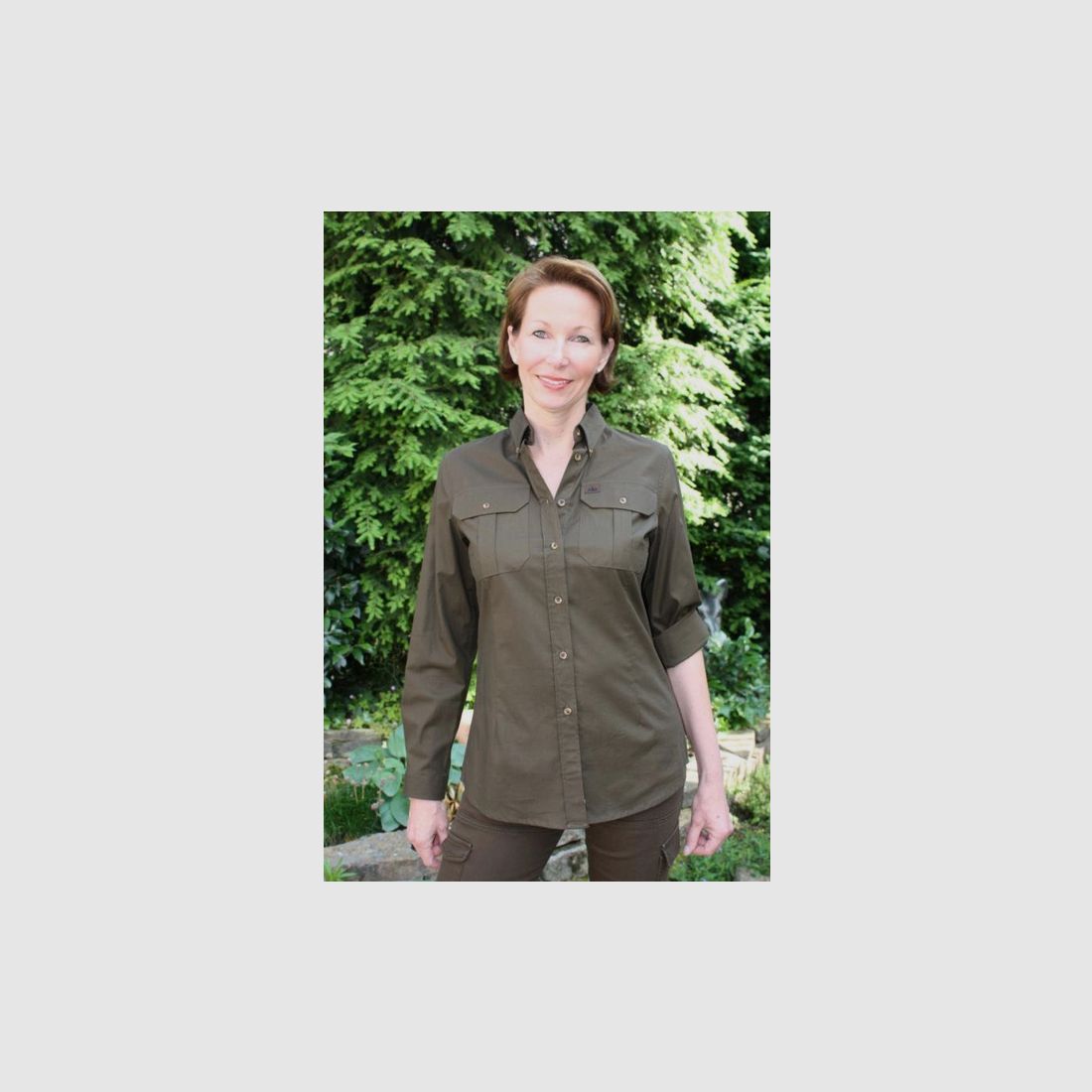 Foresta Stretchbluse 42 Olive