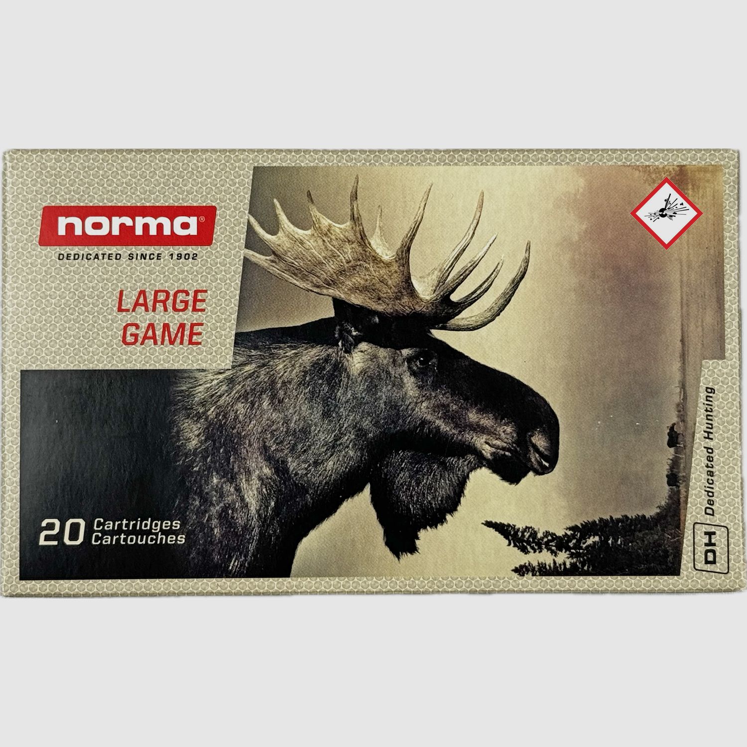 Norma cartucho de caza 7X65R ORYX 11,0g 170grs