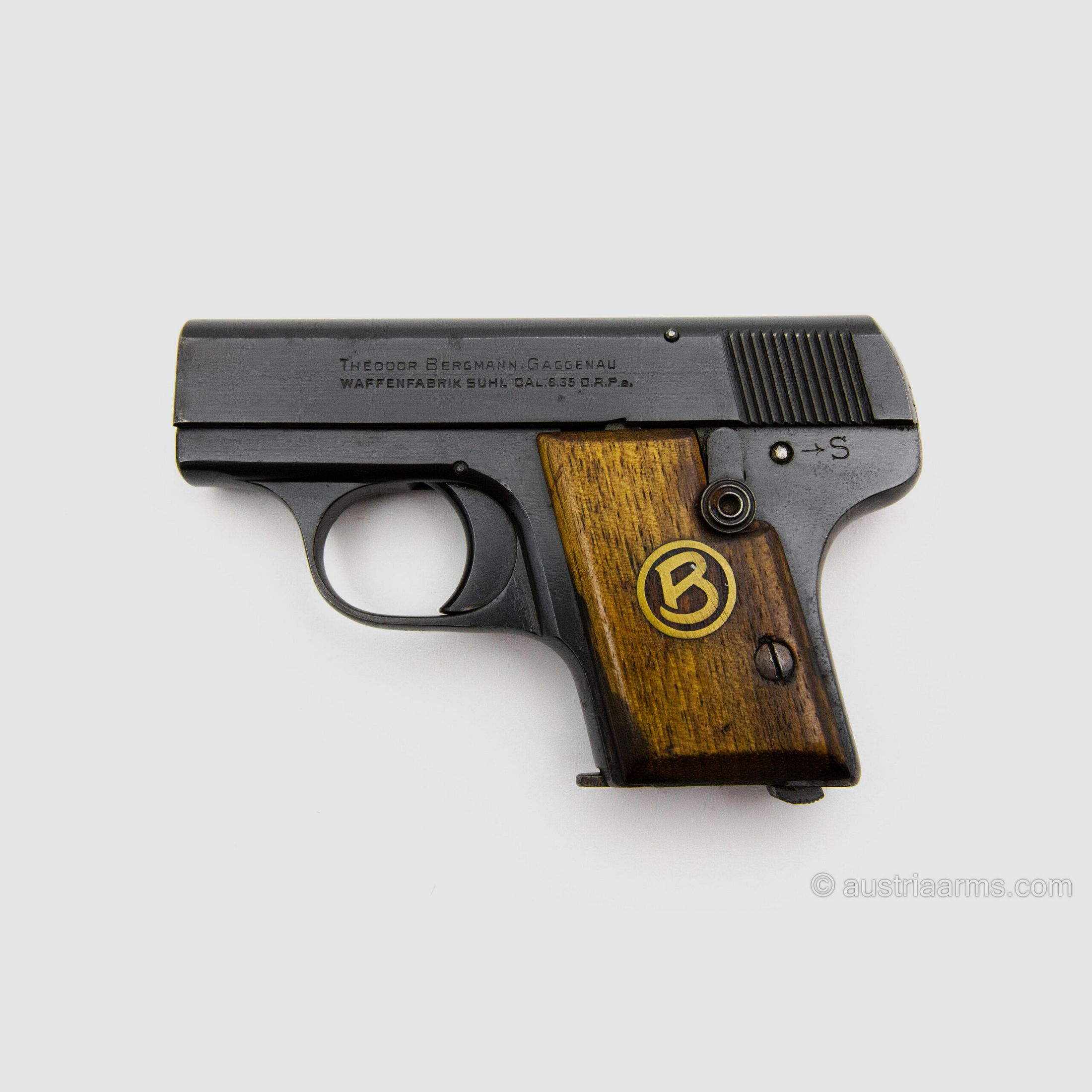 Theodor Bergmann Pocket Pistol, 6.35 mm, image 1 of 4