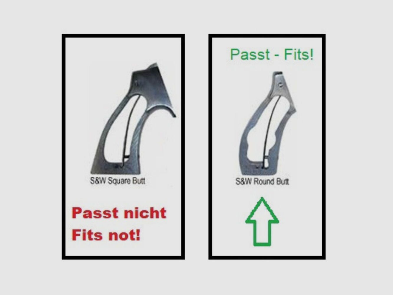 KLINSKY Lux Holzgriff glatt S&W N-RB