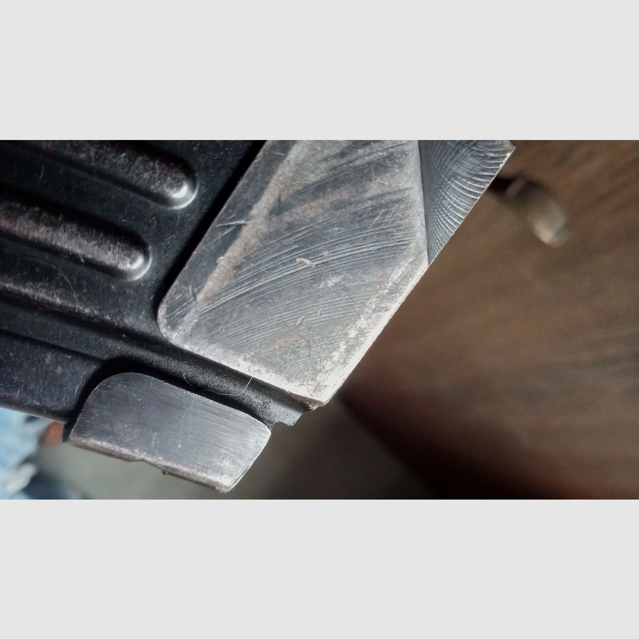 Very likely early Polish kbkg wz. 60 / AK47 steel decorative magazine (non-functional/deactivated) // KBK AKGN WZ.60 / also fits in GSG Co2 Cybergun called China-Yunker